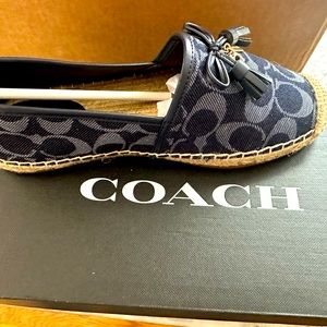 Coach Carson denim espadrille